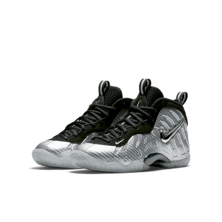 Nike Air Foamposite Pro Silver Surfer (GS) Angle 2
