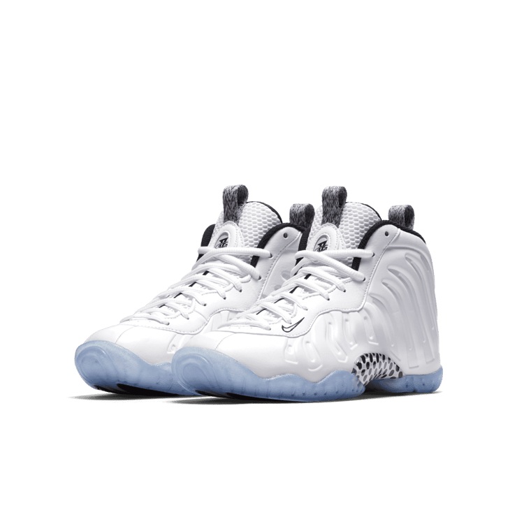 Nike Air Foamposite One White Ice (GS) Angle 2