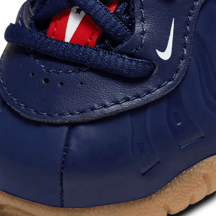 Nike Air Foamposite Pro Blue Void University Red (TD) Angle 4