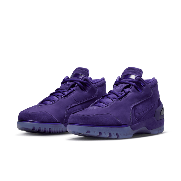 Nike Air Zoom Generation Purple Suede Angle 2