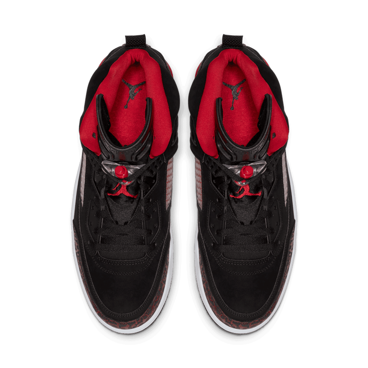Air Jordan Spizike Black University Red Angle 1