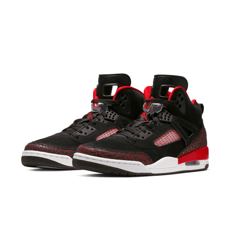 Air Jordan Spizike Black University Red Angle 2