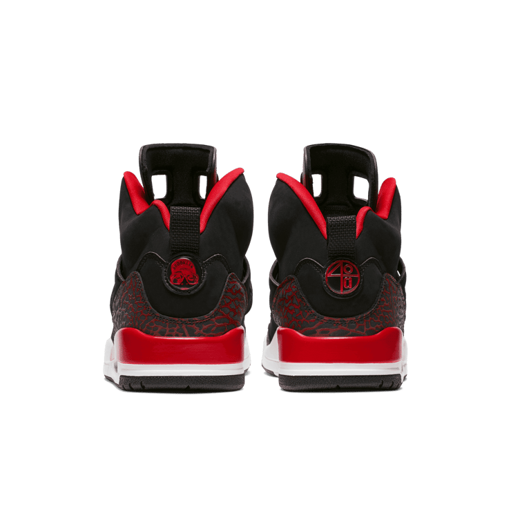 Air Jordan Spizike Black University Red Angle 3