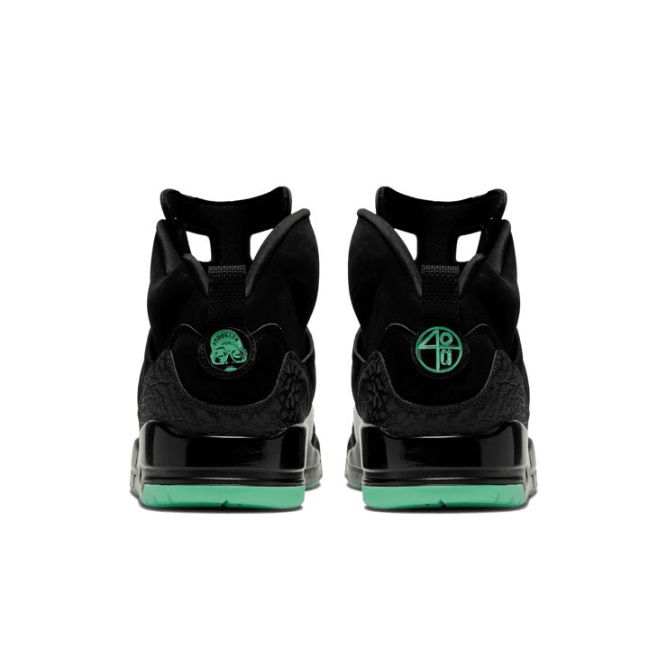 Air Jordan Spizike Black Green Glow Angle 3