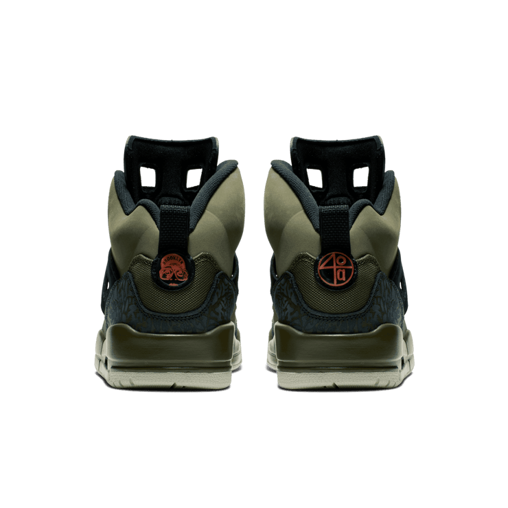 Air Jordan Spizike Olive Canvas Angle 3