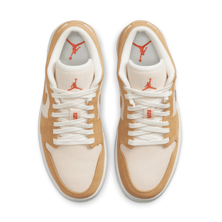 Jordan 1 Low SE Twine Orange Quartz Corduroy (W) Angle 1
