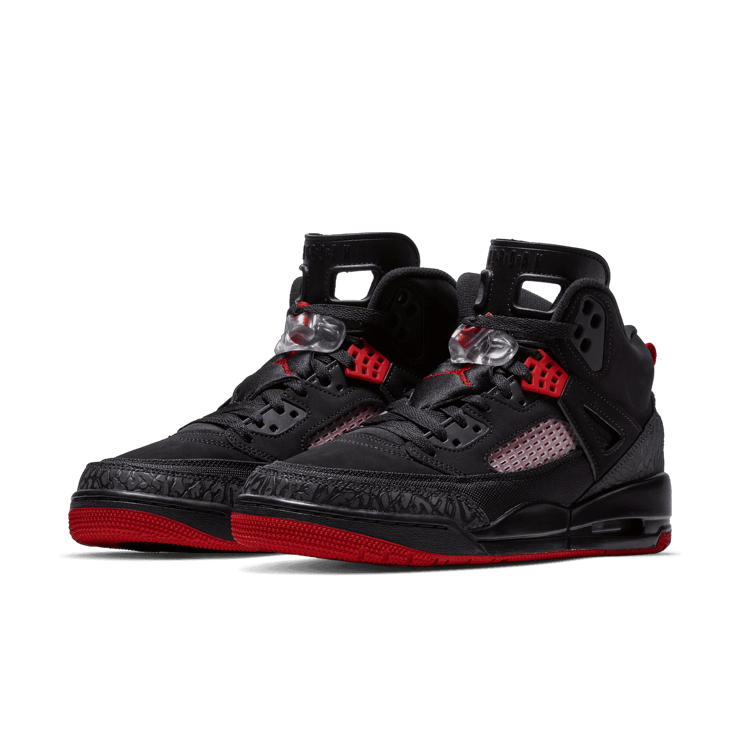 Air Jordan Spizike Black Gym Red Angle 2