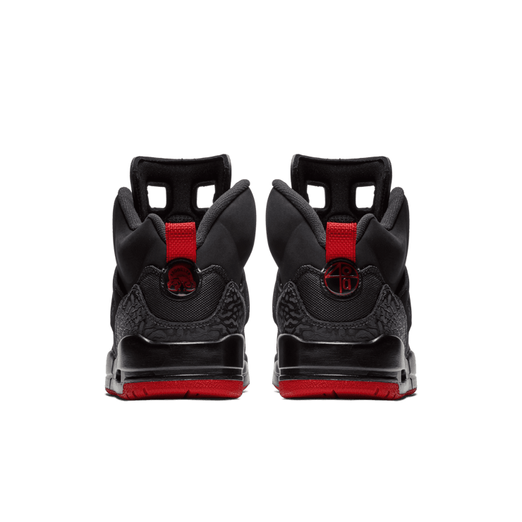 Air Jordan Spizike Black Gym Red Angle 3