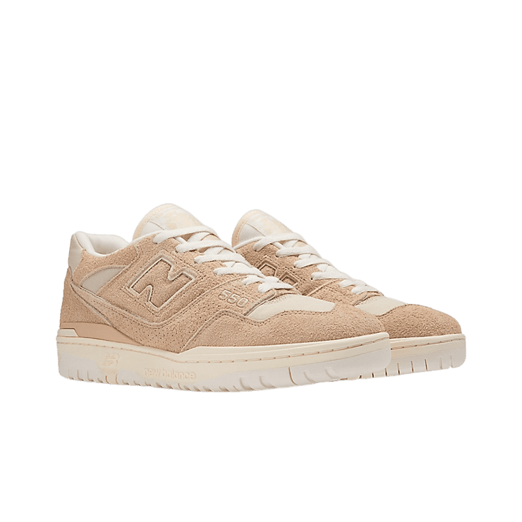 New Balance 550 Aime Leon Dore Taupe Suede Angle 2