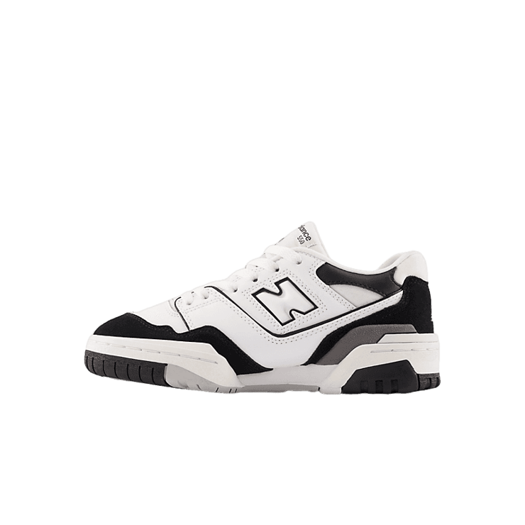 New Balance 550 White Black Rain Cloud (GS) Angle 0