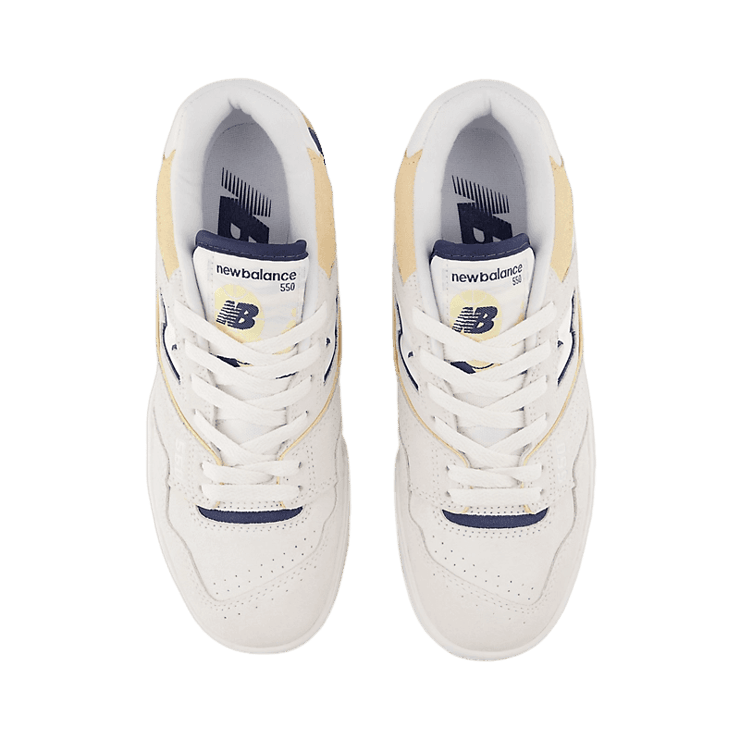 New Balance 550 Sea Salt Navy Raw Sugar (W) Angle 1