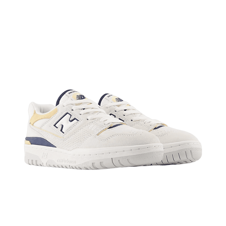 New Balance 550 Sea Salt Navy Raw Sugar (W) Angle 2