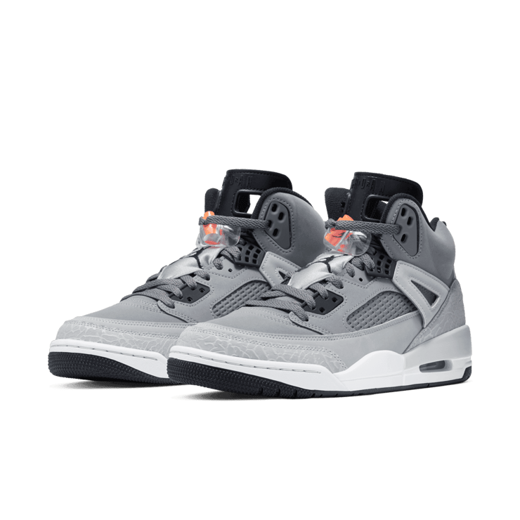 Air Jordan Spizike Grey Orange Angle 2