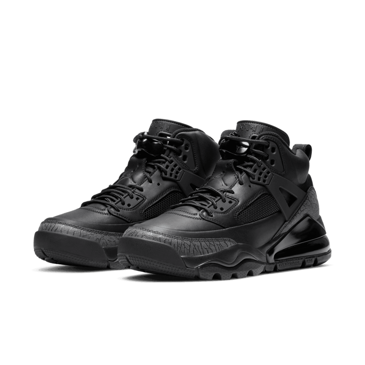 Air Jordan Spizike 270 Boot Triple Black Angle 2