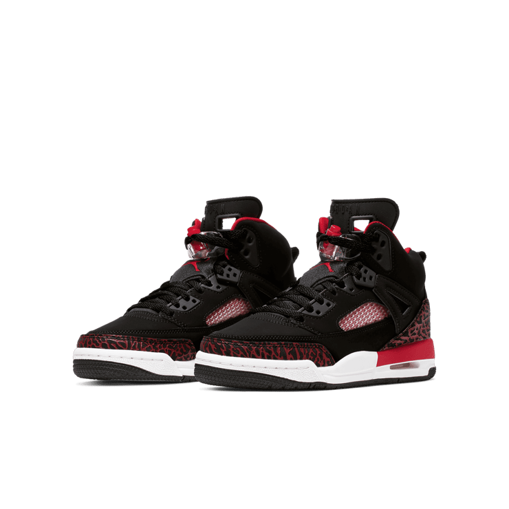 Air Jordan Spizike Black University Red (GS) Angle 2