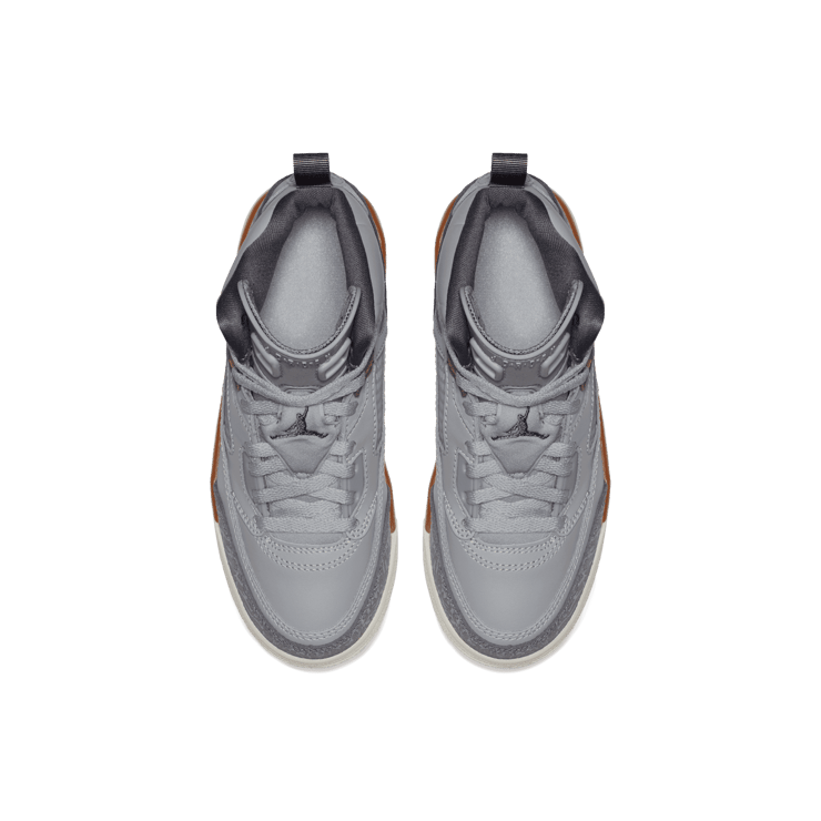 Air Jordan Spizike Wolf Grey Metallic Red Bronze (PS) Angle 1