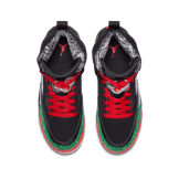 Air Jordan Spizike Black Varsity Red (2017) (GS) Angle 1