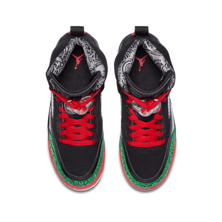 Air Jordan Spizike Black Varsity Red (2017) (GS) Angle 1