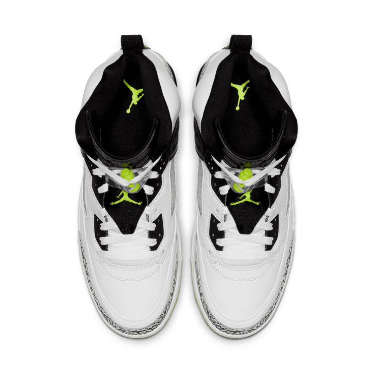 Air Jordan Spizike White Volt Black Angle 1
