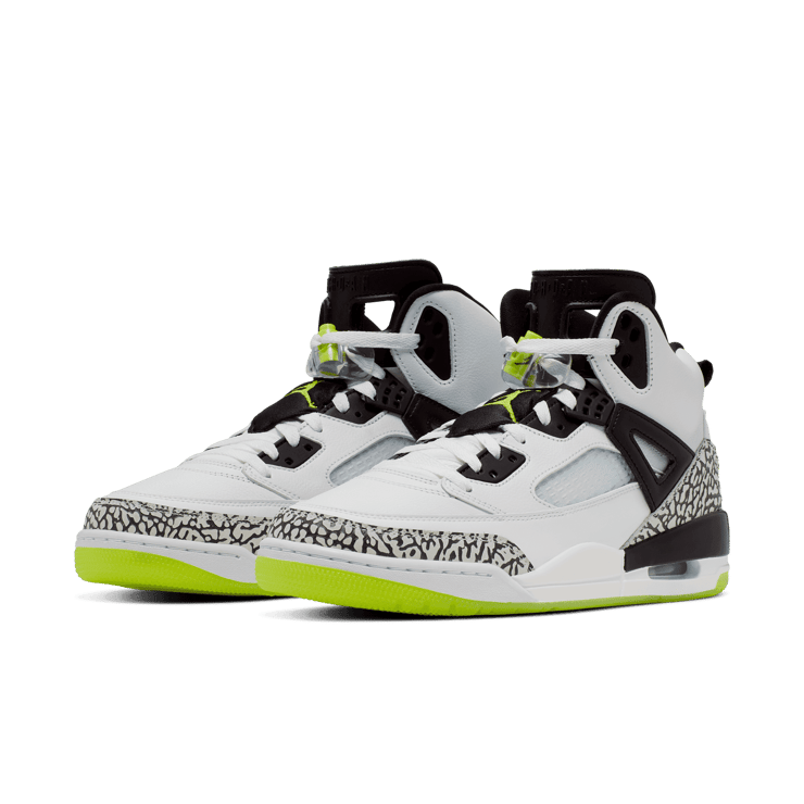 Air Jordan Spizike White Volt Black Angle 2