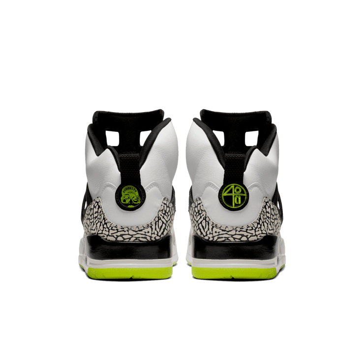 Air Jordan Spizike White Volt Black Angle 3