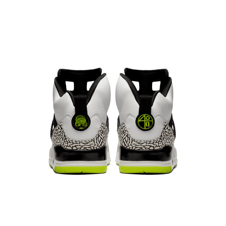 Air Jordan Spizike White Volt Black Angle 3