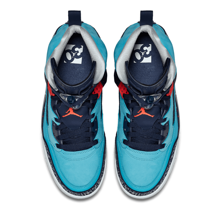 Air Jordan Spizike Turquoise Blue Angle 1