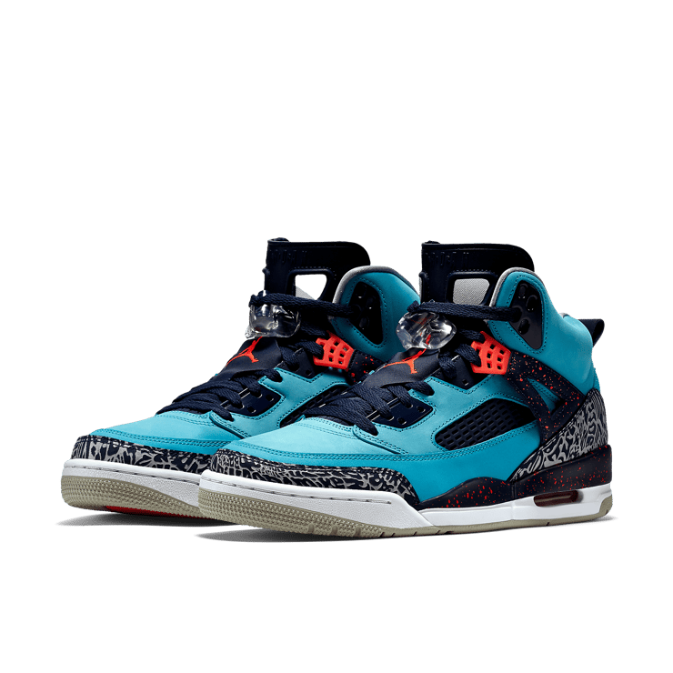 Air Jordan Spizike Turquoise Blue Angle 2