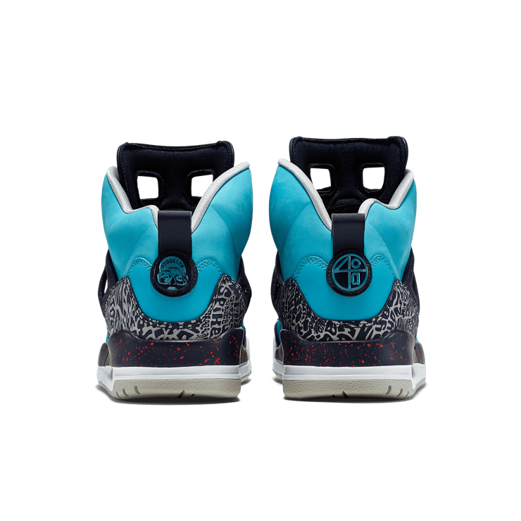 Air Jordan Spizike Turquoise Blue Angle 3