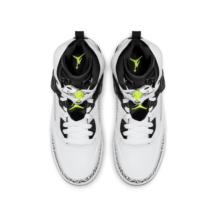 Air Jordan Spizike White Volt Black (GS) Angle 1