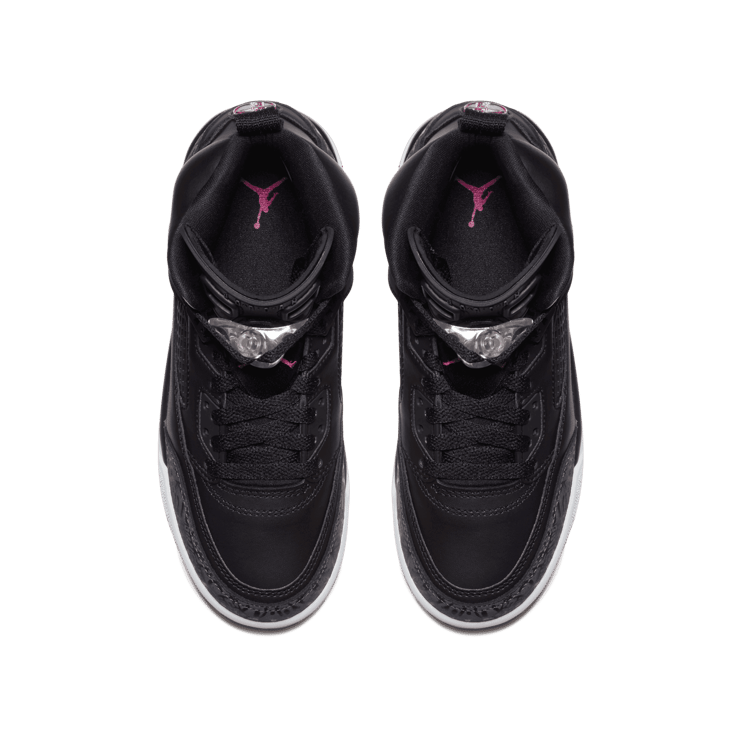 Air Jordan Spizike Black Deadly Pink (GS) Angle 1