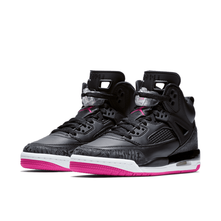 Air Jordan Spizike Black Deadly Pink (GS) Angle 2