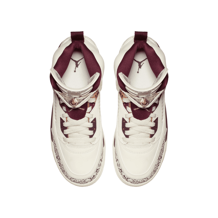 Air Jordan Spizike Bordeaux (GS) Angle 1