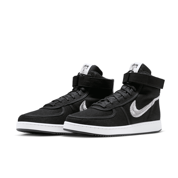 Nike Vandal High Stussy Black Angle 2