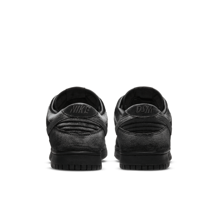 Nike Dunk Low Velvet Dover Street Market Black Angle 0