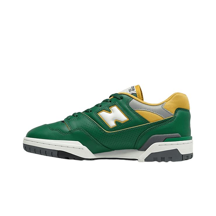 New Balance 550 Dark Green Gold Angle 0