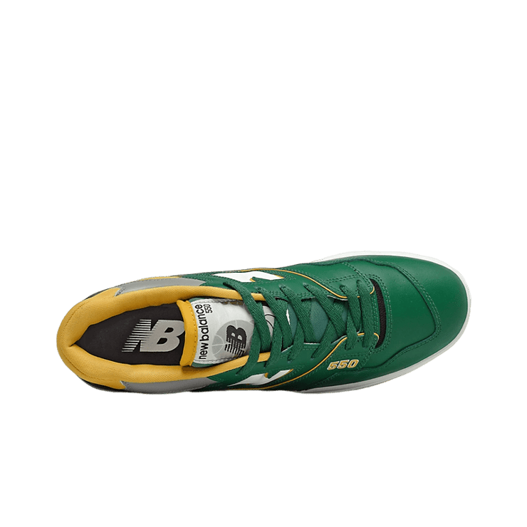 New Balance 550 Dark Green Gold Angle 1