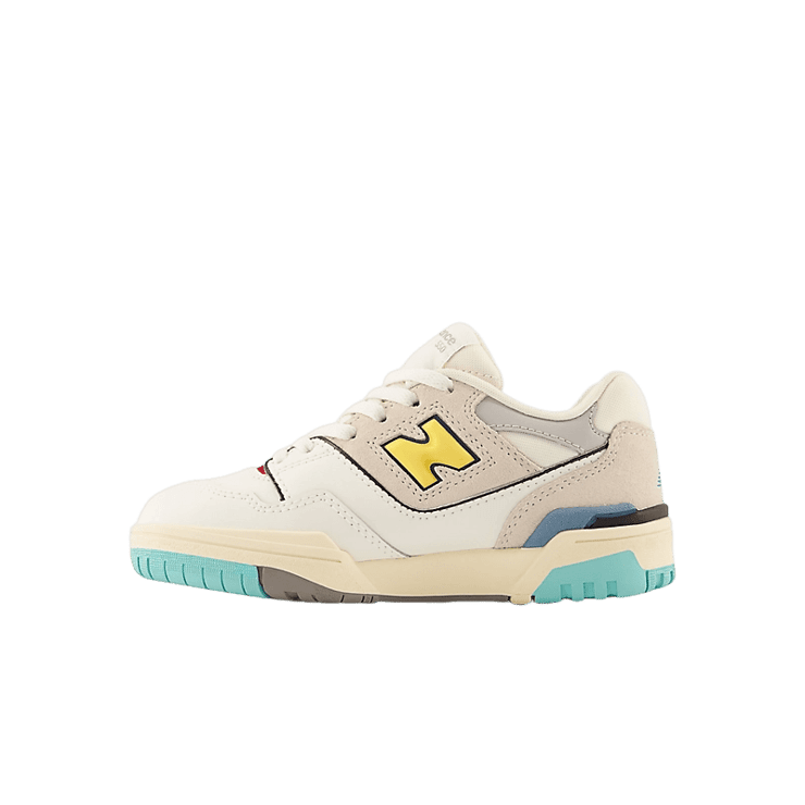 New Balance 550 Sea Salt Yellow (PS) Angle 0