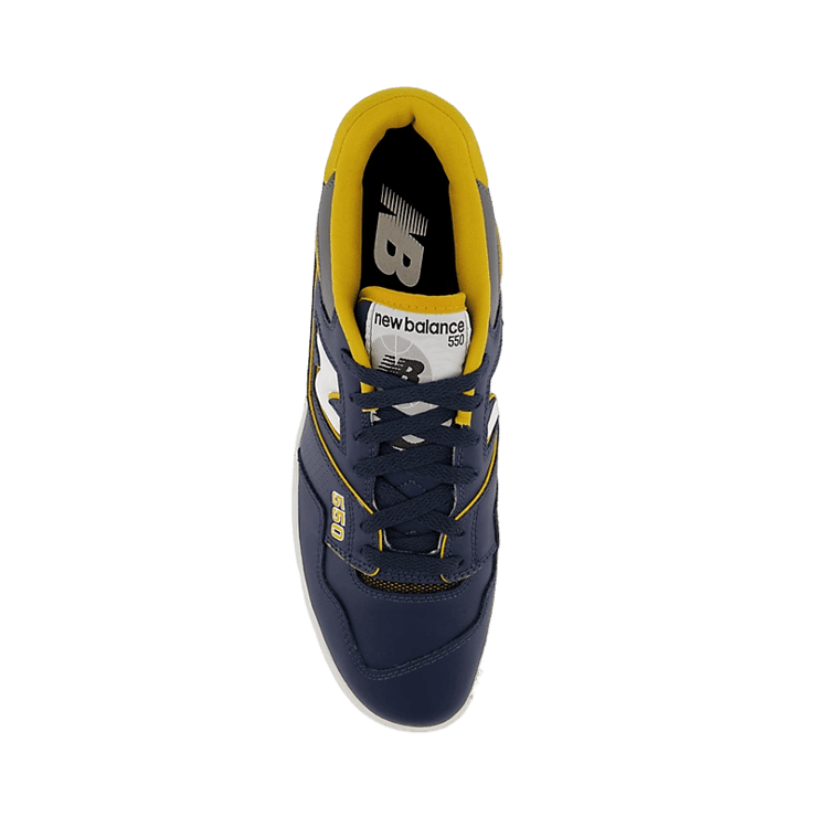 New Balance 550 Navy Gold Angle 1