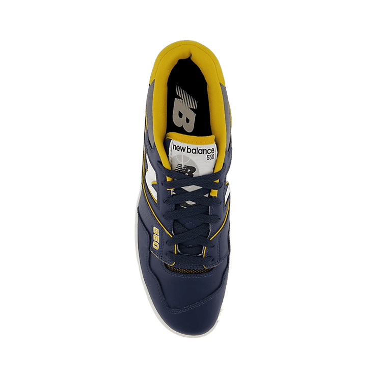 New Balance 550 Navy Gold Angle 1