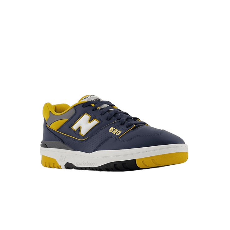 New Balance 550 Navy Gold Angle 2