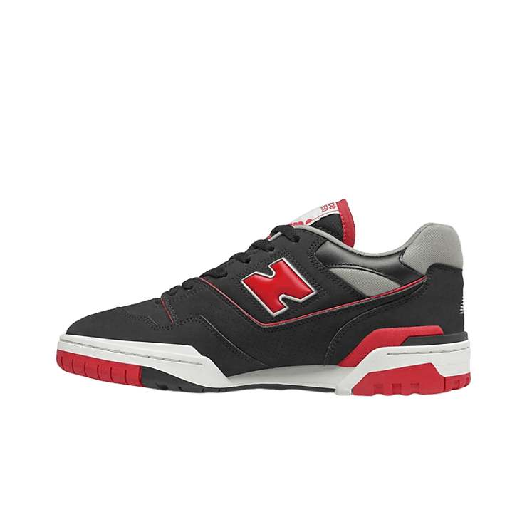 New Balance 550 Black Red Angle 0