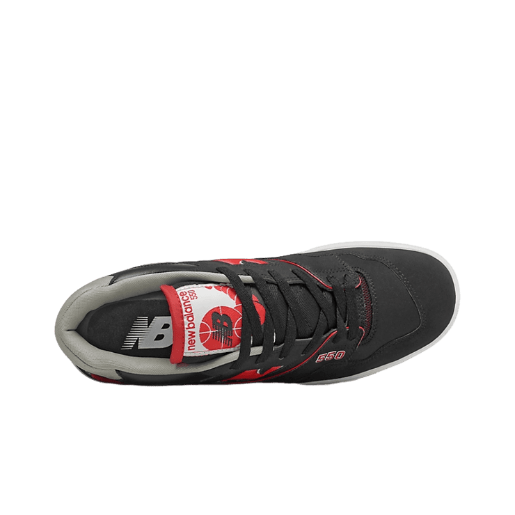 New Balance 550 Black Red Angle 1