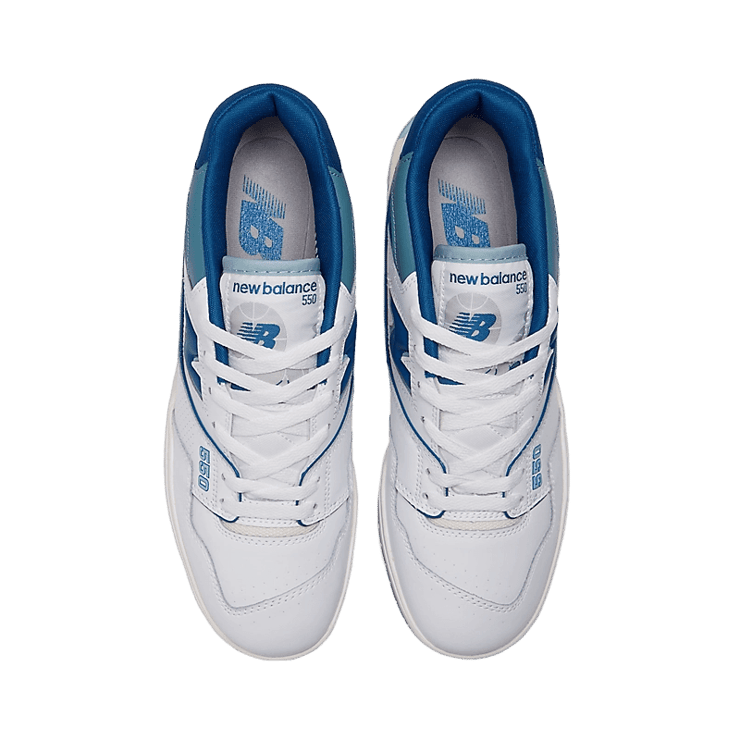 New Balance 550 White Blue Groove Angle 1