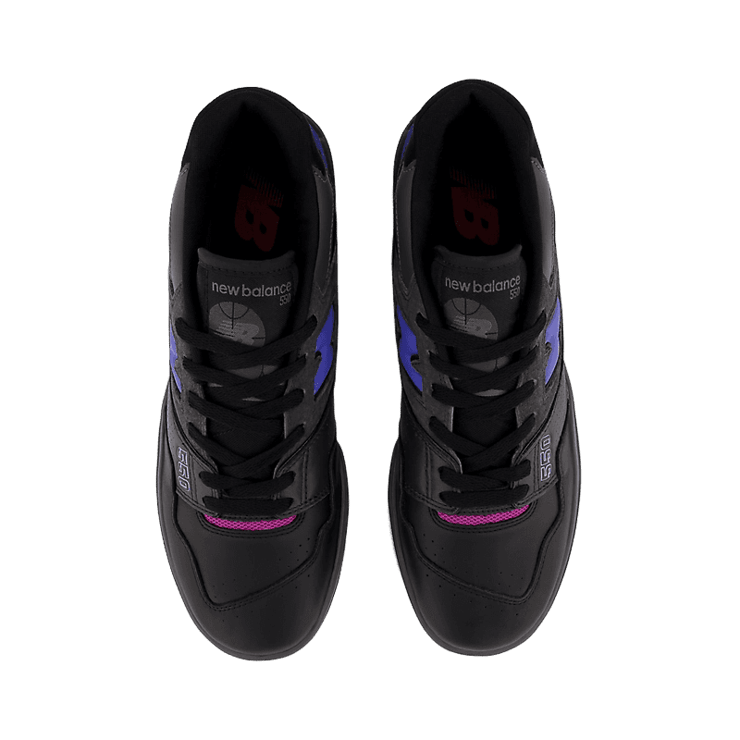 New Balance 550 Black Pink Purple Angle 0