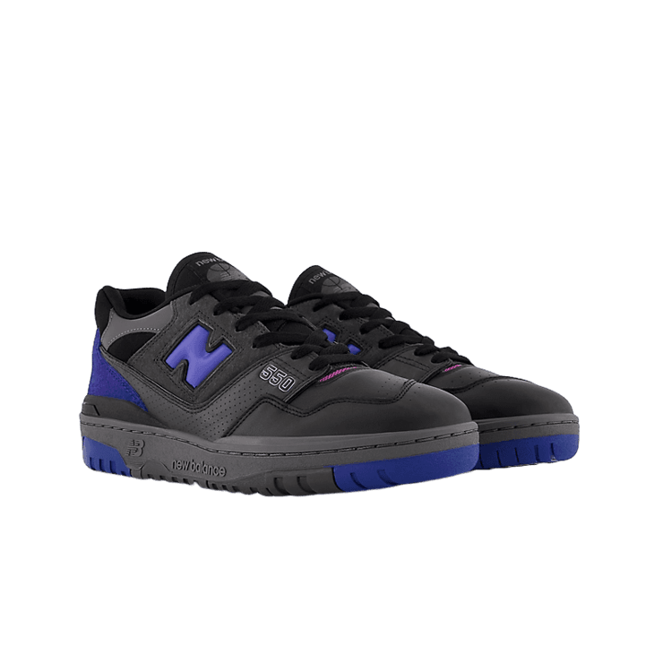 New Balance 550 Black Pink Purple Angle 1