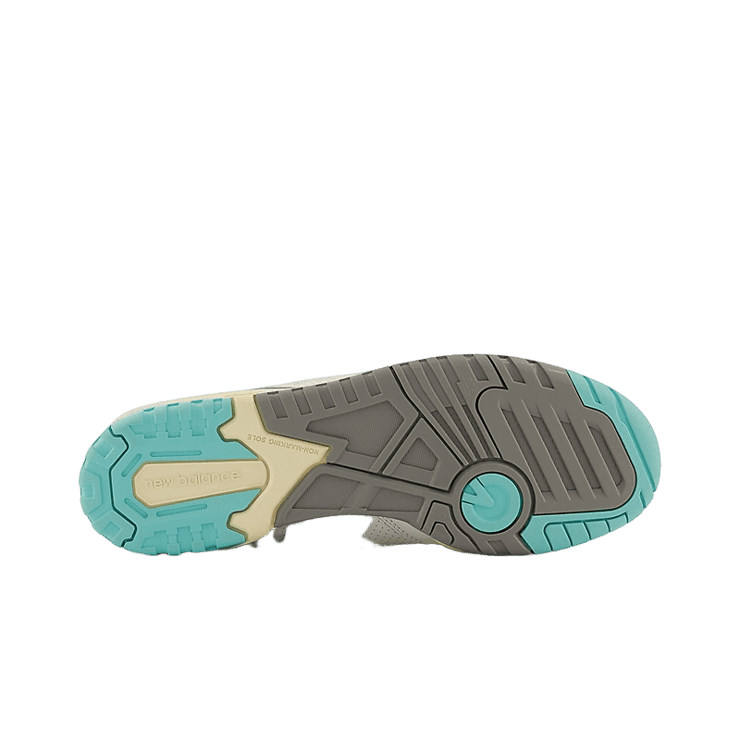 New Balance 550 Sea Salt Yellow Angle 3