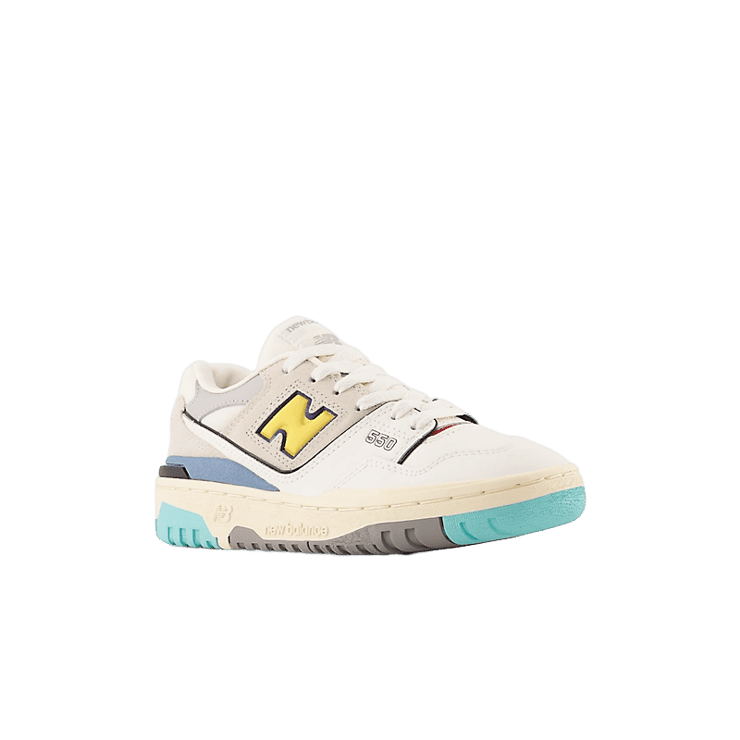 New Balance 550 Sea Salt Yellow (GS) Angle 2