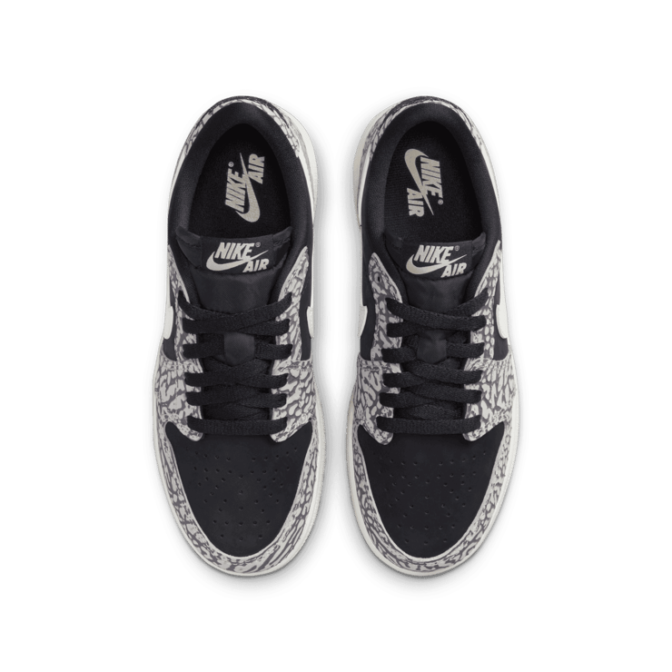 Air Jordan 1 Low OG Black Cement (GS) Angle 1
