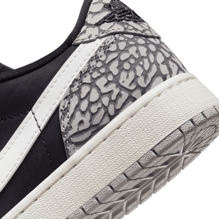 Air Jordan 1 Low OG Black Cement (GS) Angle 5